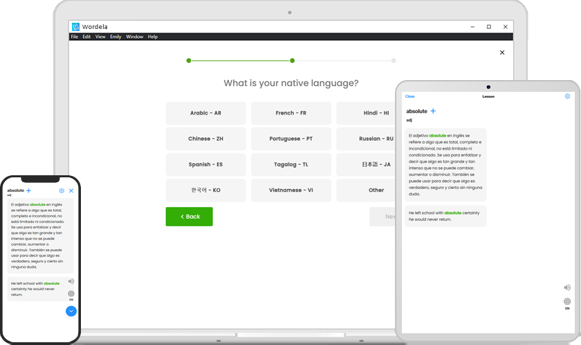 Standards-aligned word lists