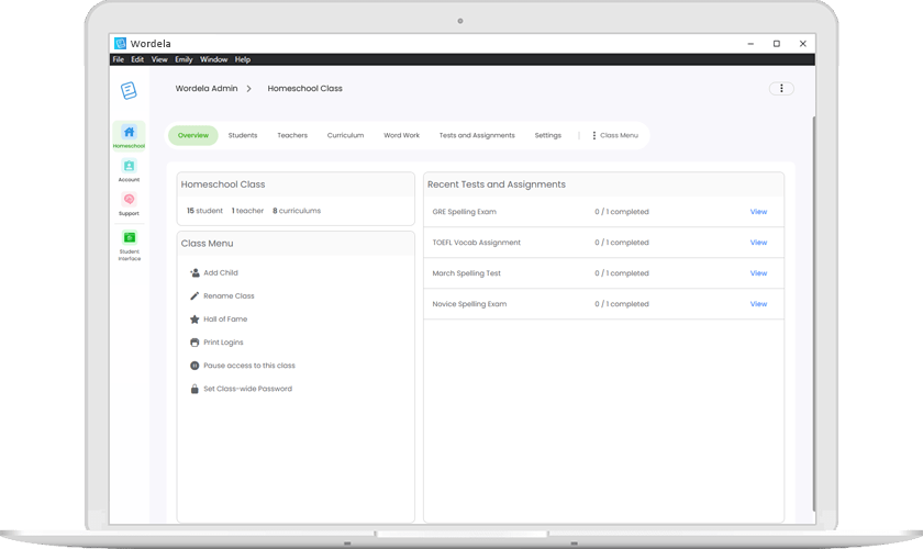 Easy online admin